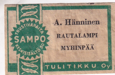 Rautalampi, Myhinpää. A. Hänninen, Sampo , s79
