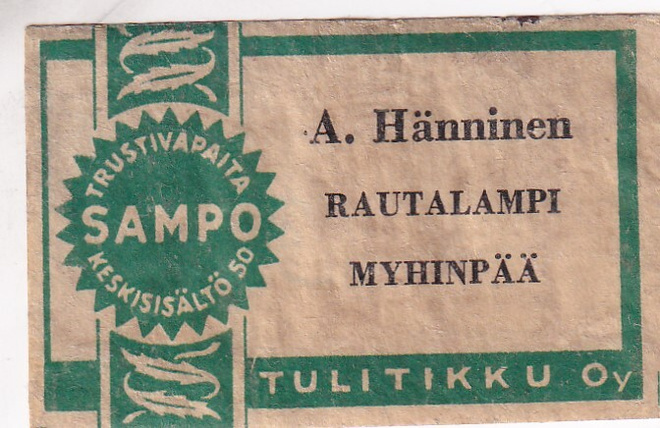 Rautalampi, Myhinpää. A. Hänninen, Sampo , s79