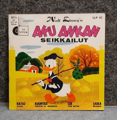 Aku Ankan seikkailut kuuntelu Satu single +kirja