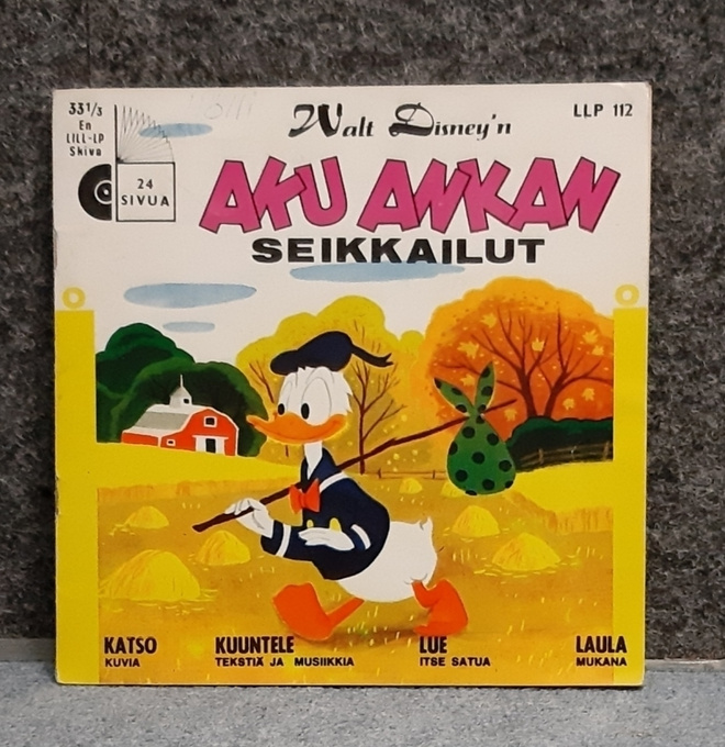 Aku Ankan seikkailut kuuntelu Satu single +kirja