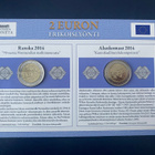 2€ 2014 Alankomaat + Ranska Monetan erikoissarja UNC - pikkukuva 2