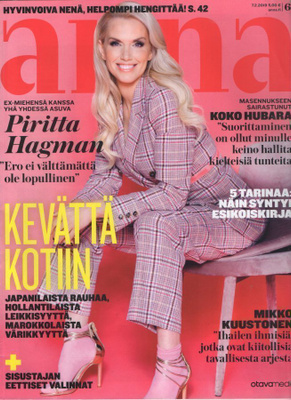 Anna n:o 6 2019 Piritta Hagman. Koko. Mikko. Anna.
