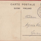 Tonttu hiihtää lahjakontti selässä - pikkukuva 2