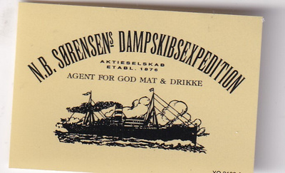 N.B. Sörensen`s Dampskirsecpedition   s88