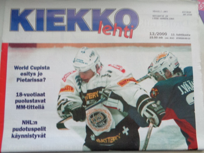 Kiekkolehti Nro 13/2000 (9.1)