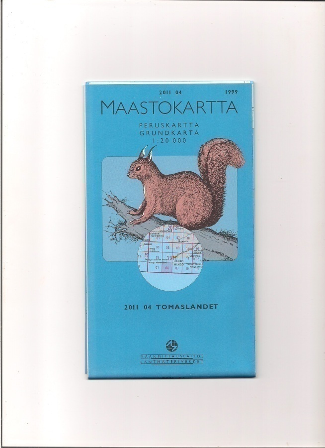 Maastokartta 1:20 000 Tomaslandet