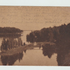 Järvimaisema , kulkenut 1921 (T) - pikkukuva 1