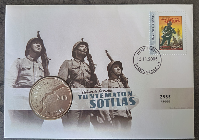 Suomi 2005 10 € Tuntematon sotilas
