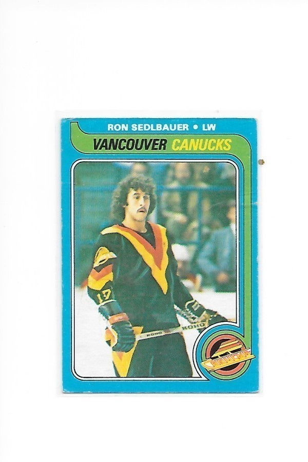 1979-80 OPC #19 Ron Sedlbauer Vancouver Canucks