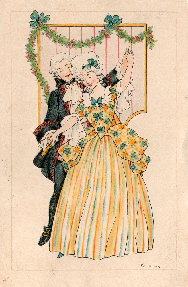 Vanha taidekortti-tanssijat, Florence Hardy
