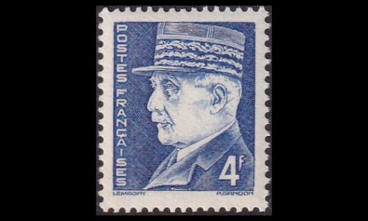 Ranska 529 ** Käyttösarja Pétain 4 Fr (1941)