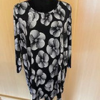 Mustavalkoinen tunika, koko 4XL - pikkukuva 1