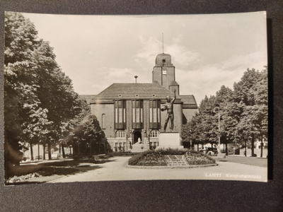 VANHA Postikortti Lahti 1950-l Alkup.Mallikappale