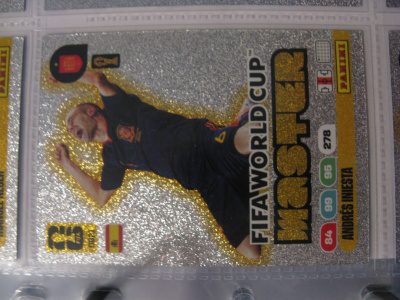 FIFA World Cup 2026 Panini Adrenalyn XL MASTERS Iniesta