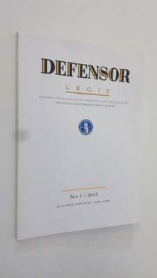 Defensor legis 2/2012 : Suomen asianajajaliiton äänenkann...