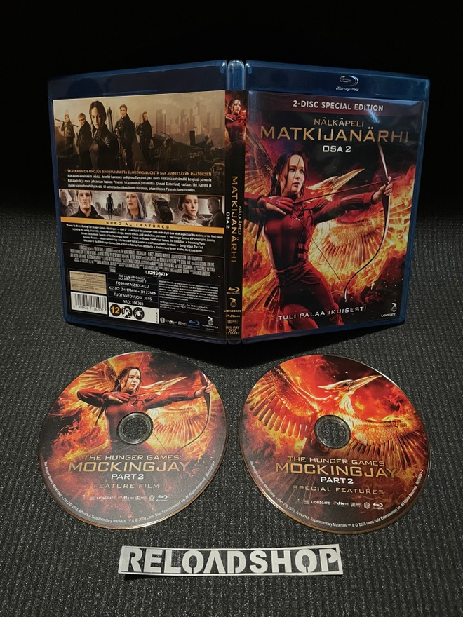 Nälkäpeli: Matkijanärhi, osa 2 (2015) 2-Disc Special BLU-RAY