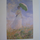 Painokuva Monet Femme à l’ombrelle Musée d’Orsay (oikea) - pikkukuva 1