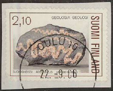 1986 geologia 2,10 mk loisto OULU -86