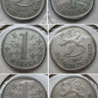 1 MARKKA (4kpl) 1966–1968 hopeaa 1969 nikkeli - pikkukuva 1