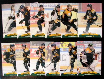 Cardset 2017-18 Ilves 25-36 teamset