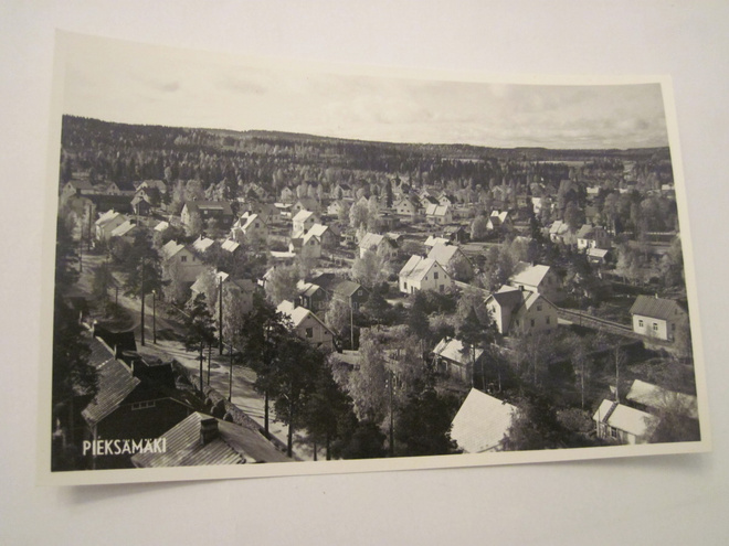 VANHA Postikortti Pieksamäki 1950-l Alkup.Mallikappale