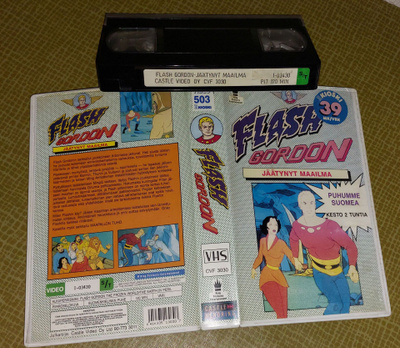 VHS FI: Flash Gordon - Jäätynyt maailma (Castle Video Oy)