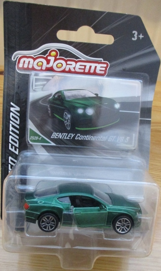 Bentley Continental GT V8 S Coupe Green 2015 Majorette 1:64