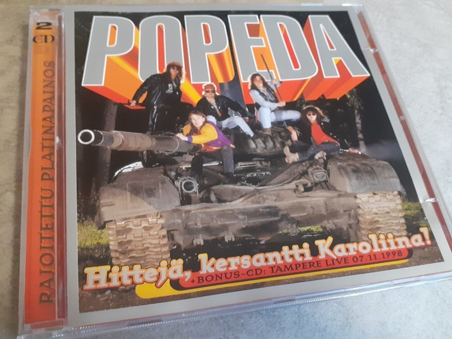 Popeda (2CD) Hittejä, Kersantti Karoliina! HIENO KUNTO!!