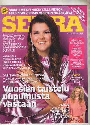 Seura n:o 47 2019 Saara Aalto. Markku. Timo & Nia. Murharyhm