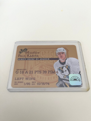 1995-96 Leaf Studio Rookies Paul Kariya #3