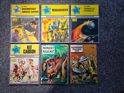 4kpl Tähti Klassikko lehtiä plus 2 muuta