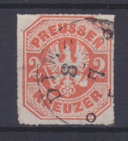 Saksa Reich Preussi 1867 Mi 23 Mi 120€