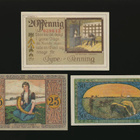 Saksa Notgeld 20, 25, 50 Pfg, Tondern 1920 - pikkukuva 1