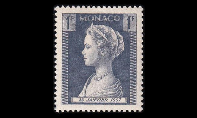 Monaco 569 ** Prinsessa Caroline 1 Fr (1957)