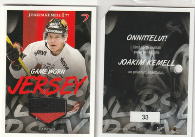 Joakim Kemel JYP Jersey Cardset 2022-23