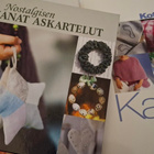 KIRJAT X 3 KPL KÄSITYÖ ASKARTELU TILKKUTYÖT - pikkukuva 2