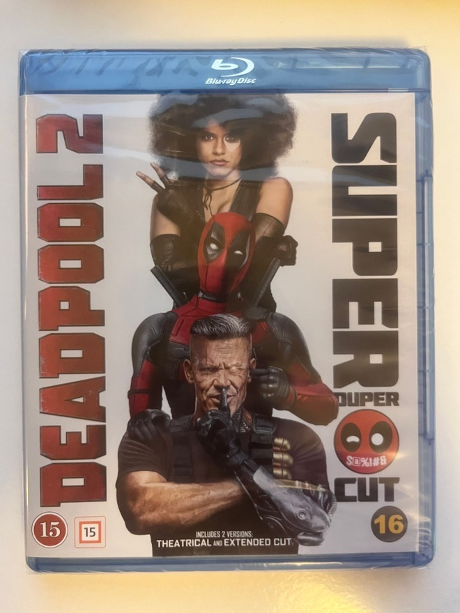 Deadpool 2 (2018) 2 Blu-ray (UUSI)