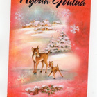 LAMMENJÄÄLLÄ...°°HYVÄÄ JOULUA°° - KORTTI /Kimalle - pikkukuva 1