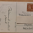 kukkakortti, iso kukkakori,  kulkenut 1934 - pikkukuva 2
