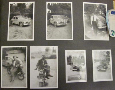 16 VANHAA Valokuvaa KIVAT Autot Moottoripyörät ym 1950-1960