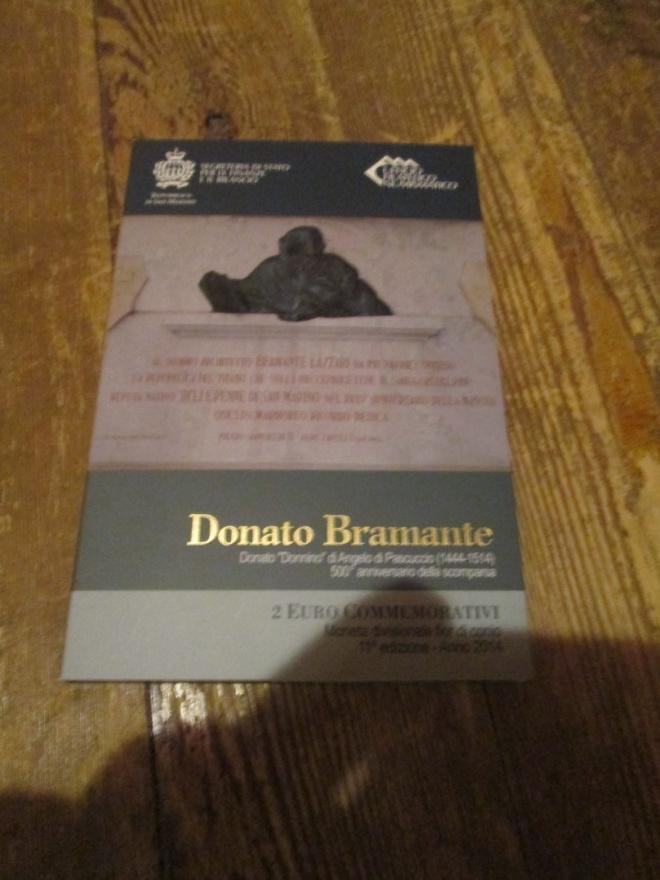 2014 San Marino juhlaraha  Donato Bramante