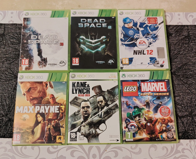 XBOX 360 Pelejä 6 kpl