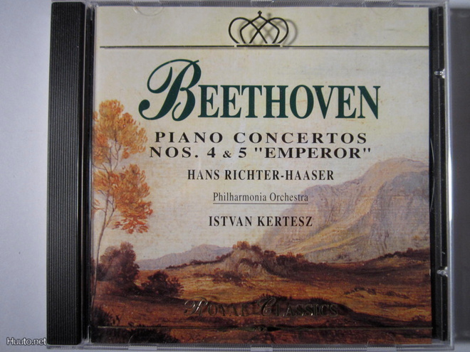 Ludwig van Beethoven : Pianokonsertot no 4 ja 5 - CD