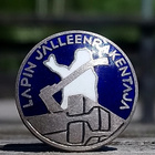 Emalinen merkki. Lapin jälleenrakentaja. 18 mm. - pikkukuva 5
