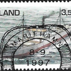 Åland 1997 Höyrylaivat 3,50 mk EP alareuna LOISTO LaPe 132 - pikkukuva 1