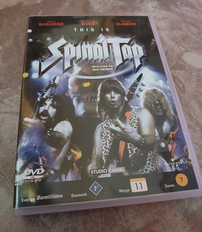 Spinal Tap - Hei me rokataan! DVD RARE!
