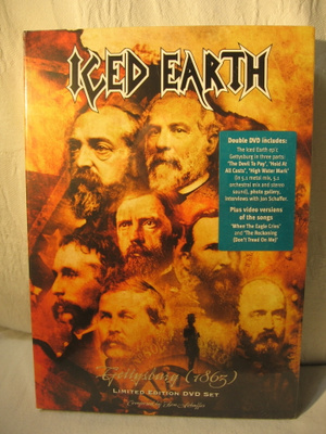 Iced Earth:Gettysburg (1863) 2-DVD (uusi/avaamaton).