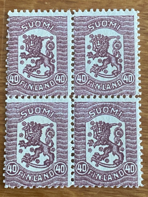 VAASAN MALLI 1918 40 PENNIÄ NELIÖ**