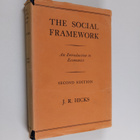 J. R. Hicks : The social framework : an introduction to e... - pikkukuva 1