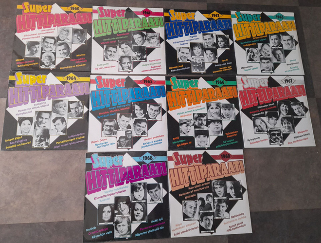 Super Hittiparaati 1960-1969 10 kpl